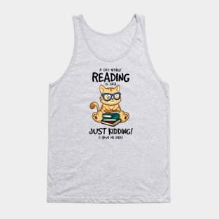 A Day Without Reading Tank Top